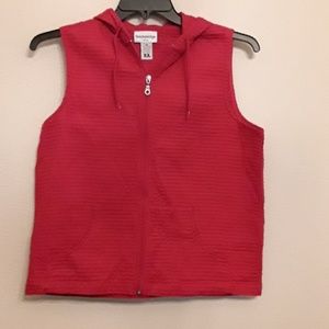 🍭5 for $25 Zip-up vest, Breckenridge red Sz PM